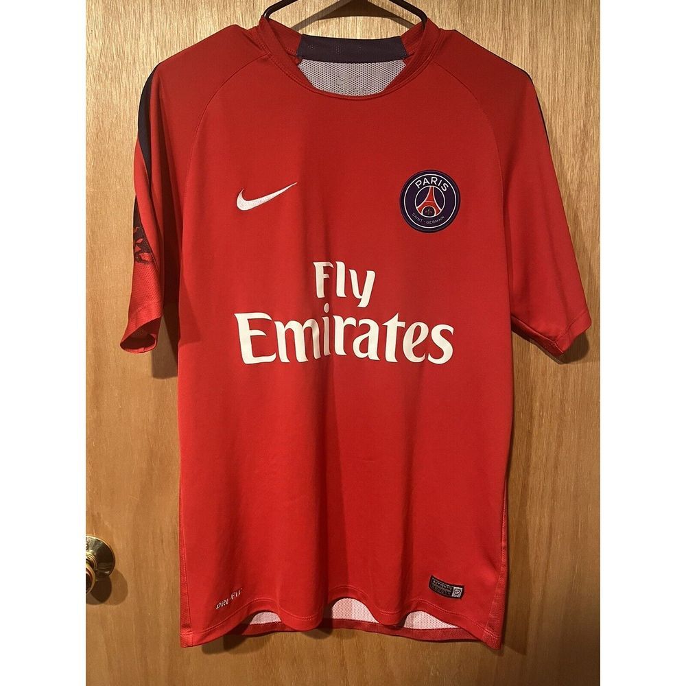 Nike Fly Emirates‎ Paris Soccer Jersey Large